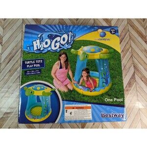 H2OGO Turtle Totz Play Pool Green & Blue
